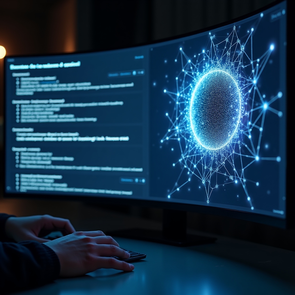 Interfejs technologii AI i modeli językowych